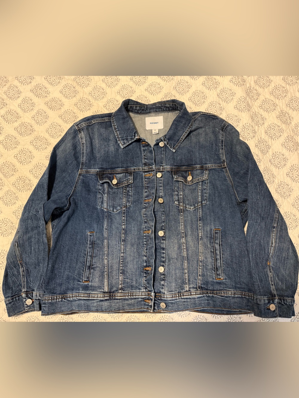 Women’s Old Navy Blue Denim Lightweight Jacket (XXL)
